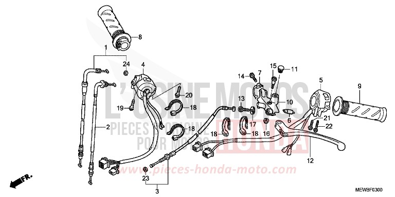 FRIZIONE per CB600F Hornet ABS QUASAR SILVER METALLIC (NHA48) del 2008